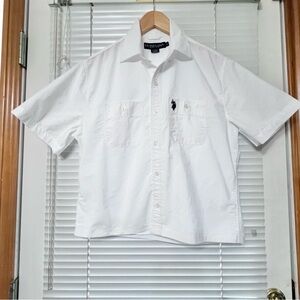 U.S. Polo by Ralph Lauren Classic White Men’s Button-Down Shirt Size Small